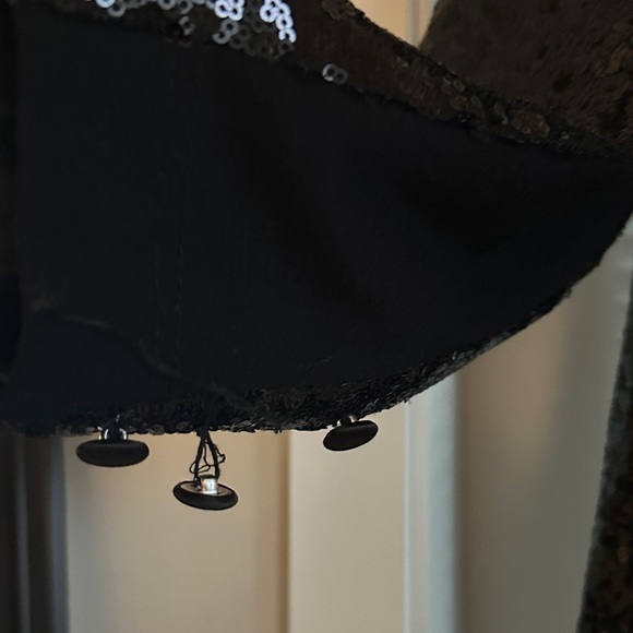 Torrid Black Sequin Blazer and Pants - Picture 4 of 8